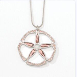 Organic Sand Dollar Pendant, Touchstone Crystal by Swarovski
